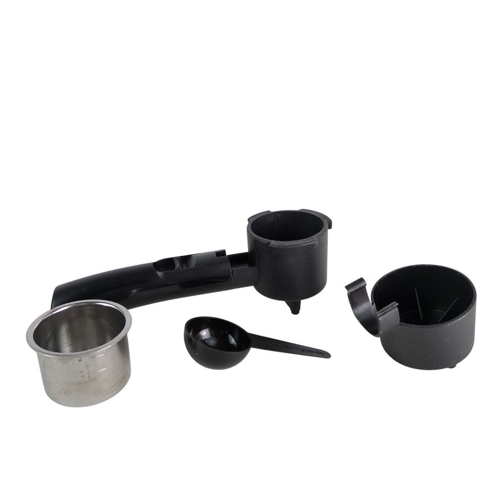 DeLonghi EC-5 Espresso Machine Replacement Parts Filter Holder Cup Adapter Spoon